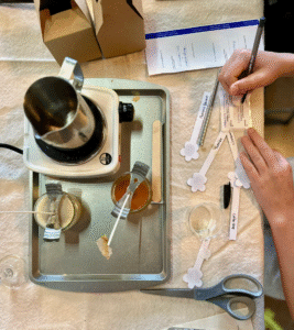 Handcrafted Beeswax Heart Candles with Silver Apothecary Co.