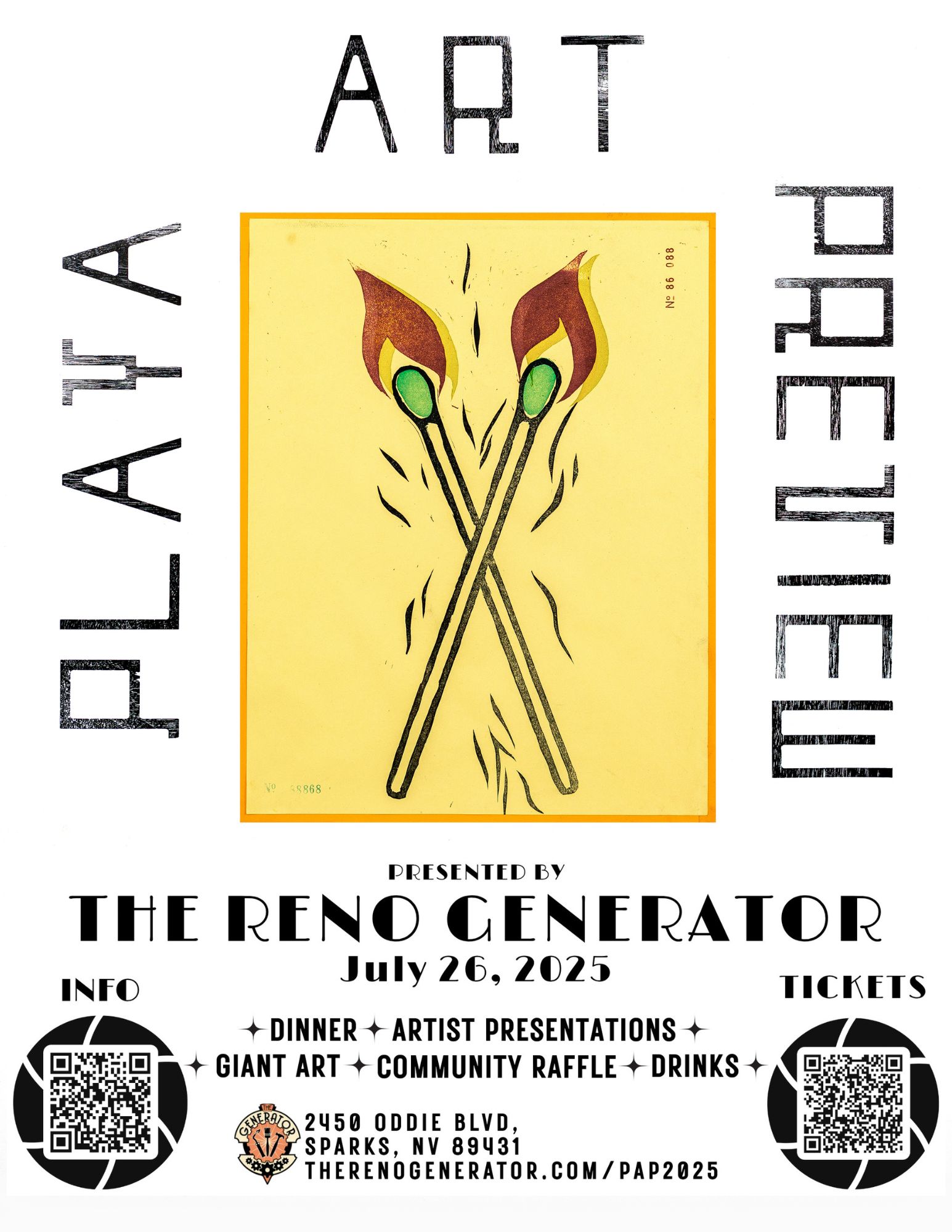 Playa Art Preview Flier