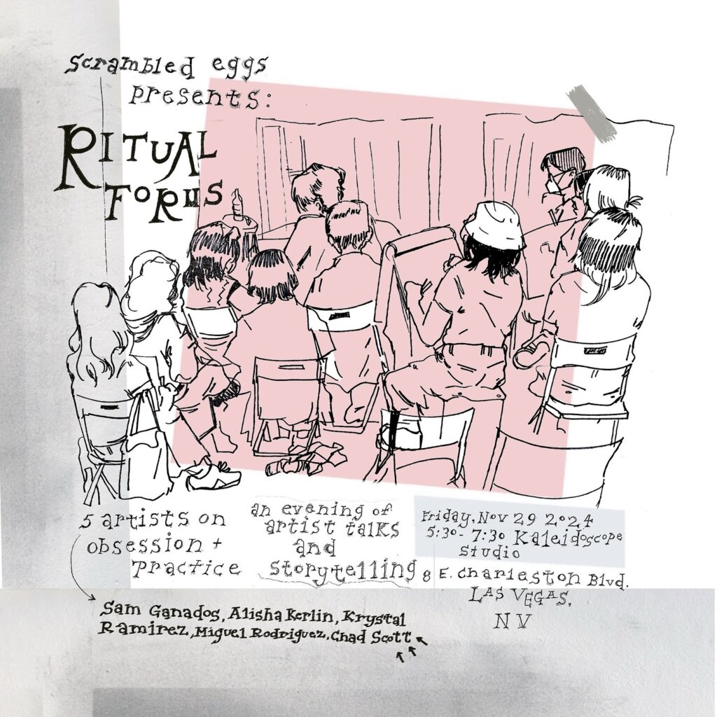 Event poster from Ritual Forms with all the event information