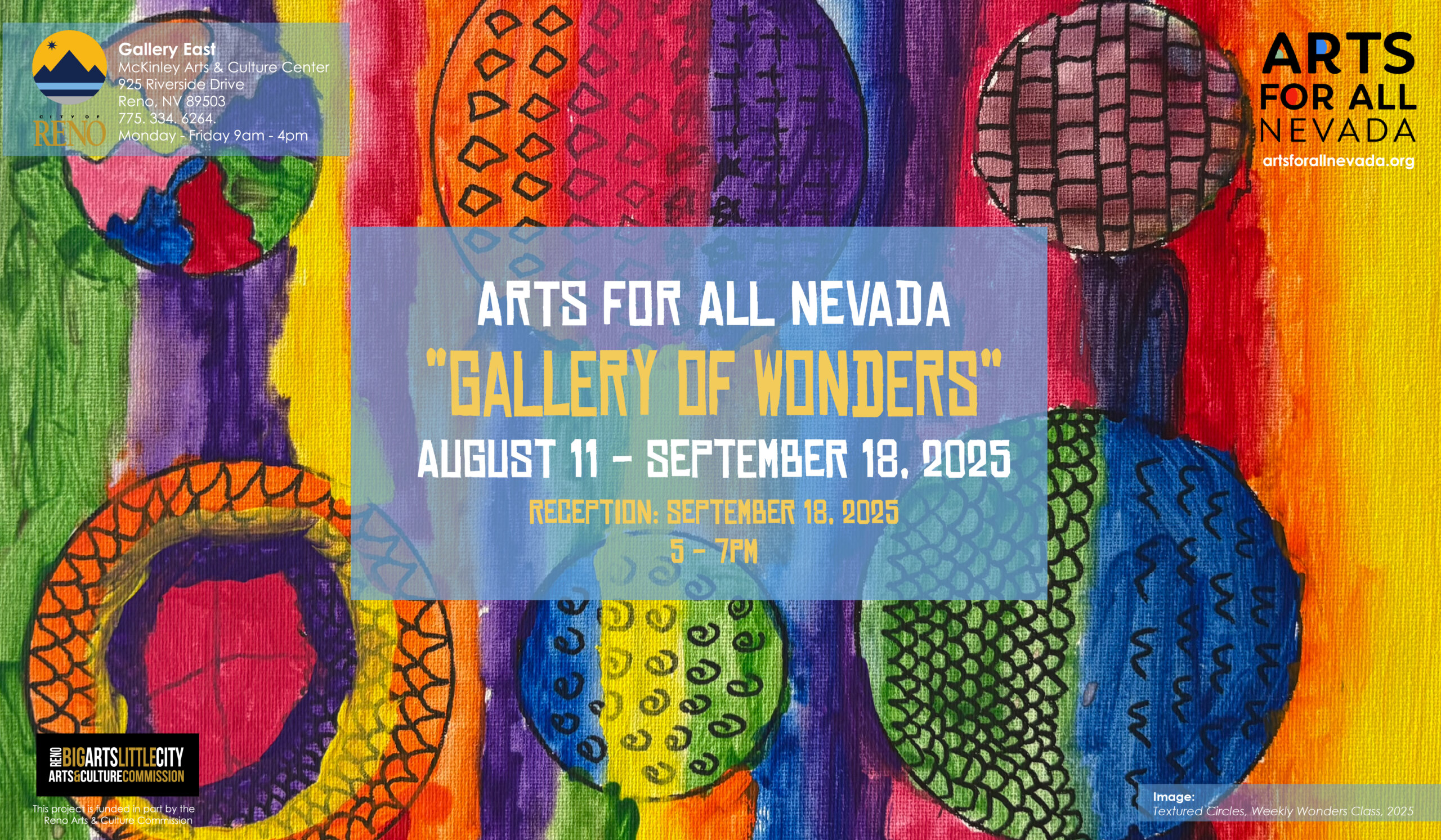 Gallery of Wonders event flyer