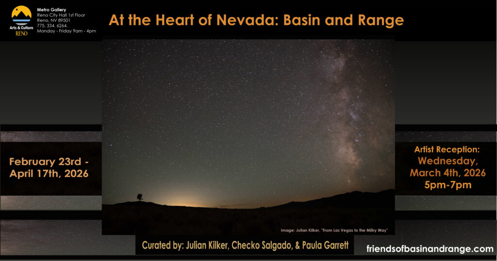 Documentary photography documenting Basin and Range National Monument, this remote region of Nevada