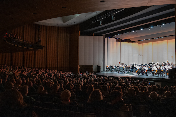 The view of Pioneer stage from the audience.