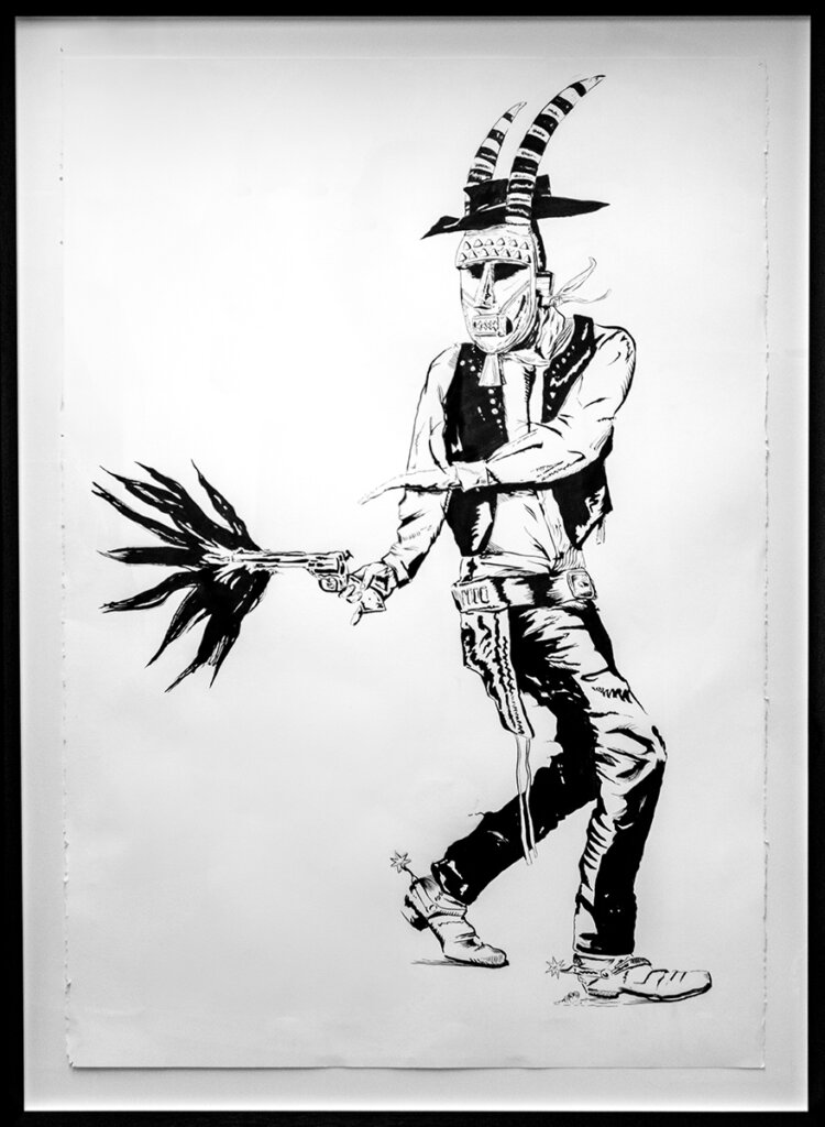 Figure 14: Ink on Paper | 48 x 35.5 x 1.25 inches | 2024