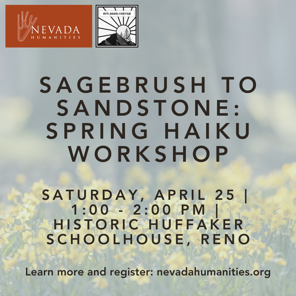 Sagebrush to Sandstone: Spring Haiku Workshop with John Arsenault Event Flyer
