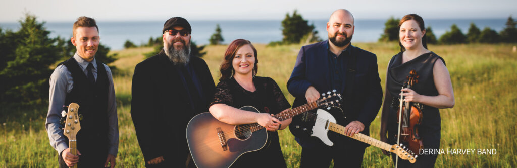 Five members of the Derina Harvey Band