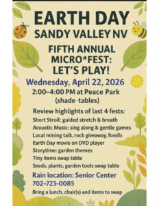 Earth Day Sandy Valley 2026