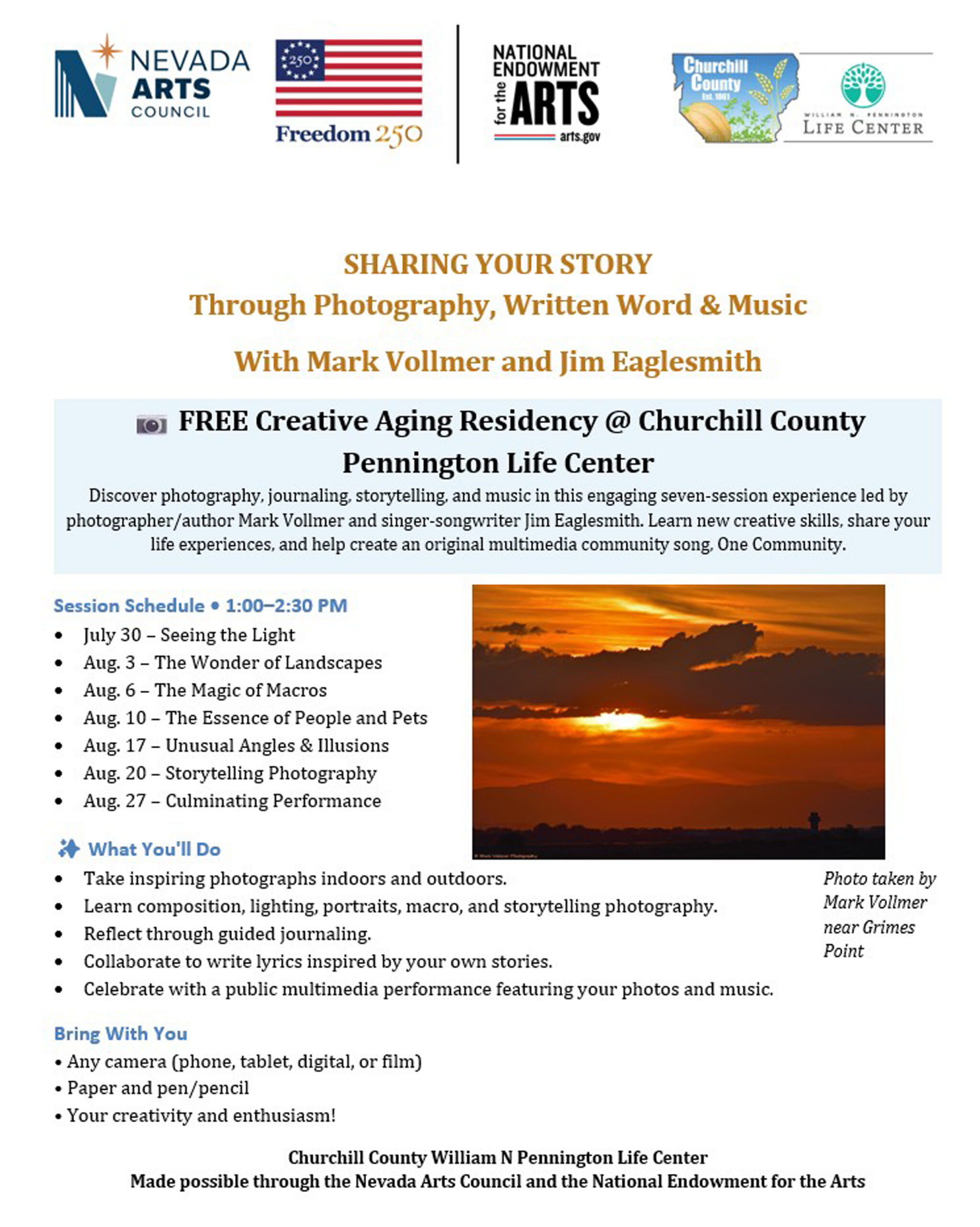 Sharing Your Story Through Photography, Written Word, & Music