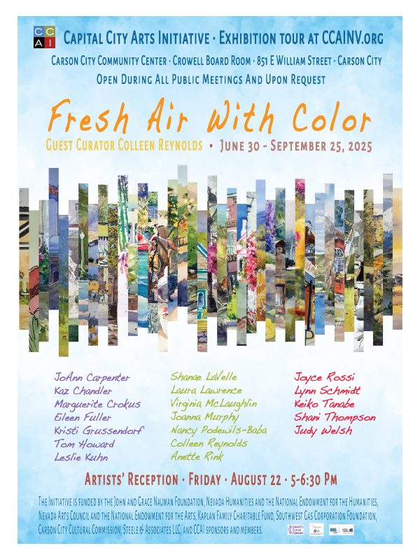 Fresh Air with Color Exhibition in the Crowell Board Room event flier