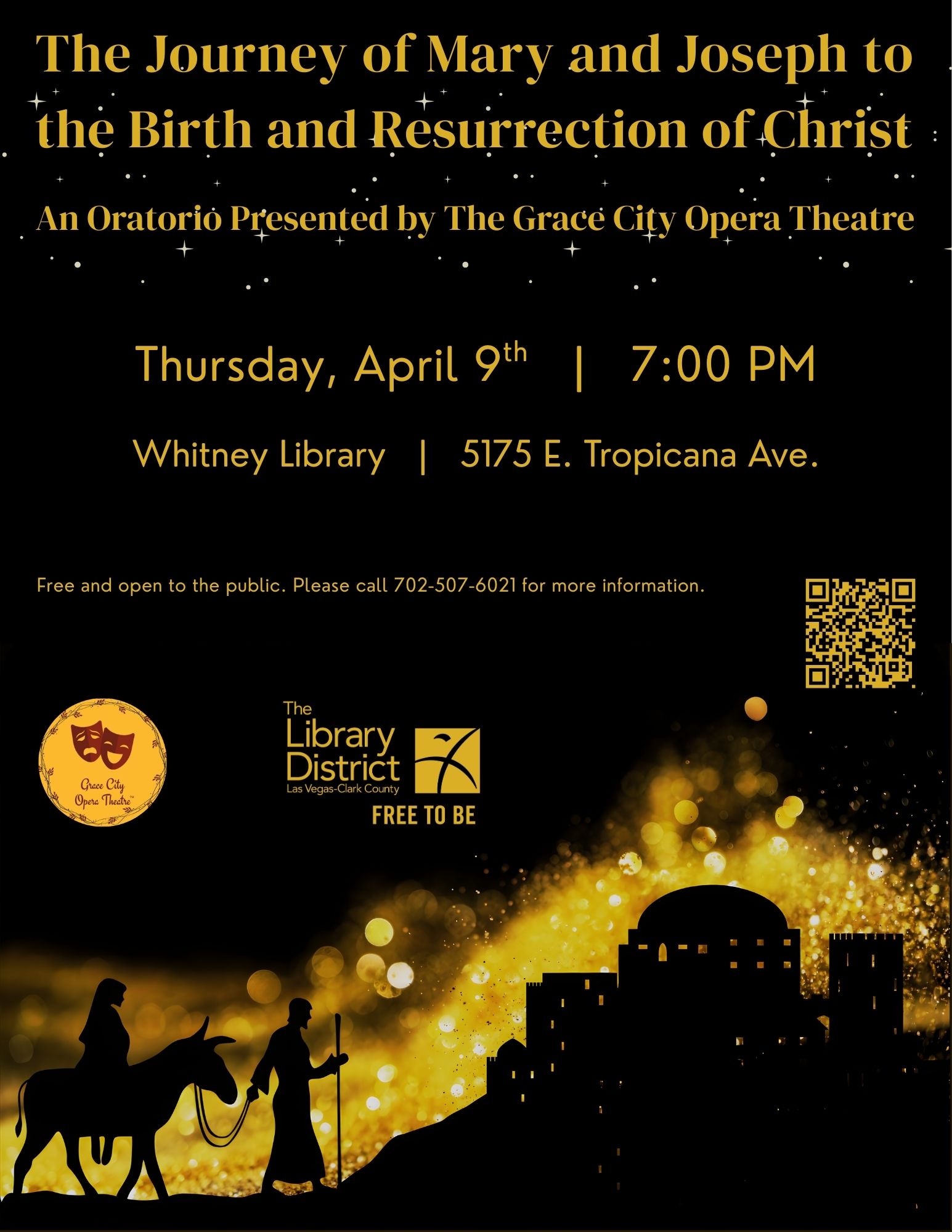 Heal The Soul: A Concert of Arias, Art Songs and Spirituals event poster in black and yellow