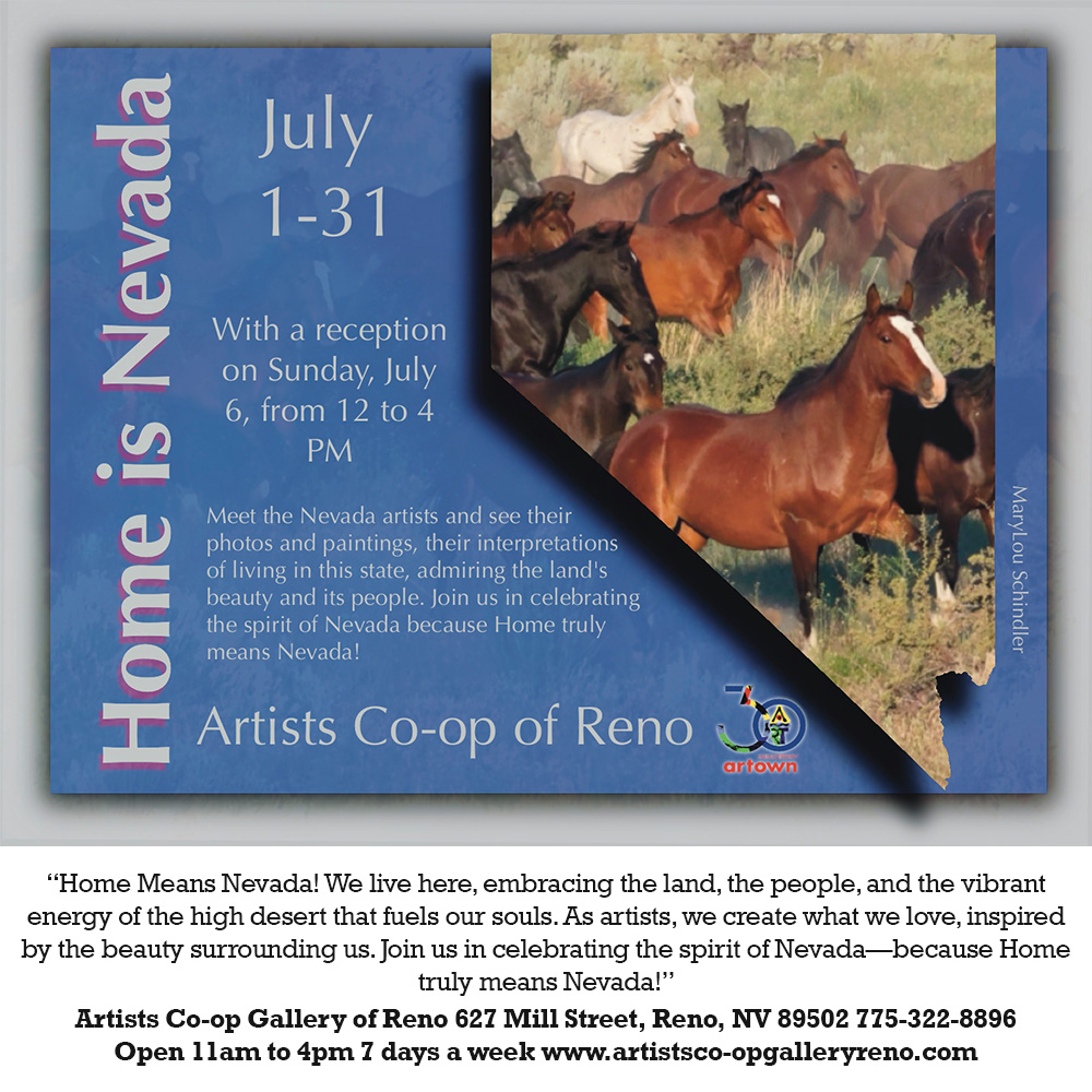 Home Is Nevada event poster