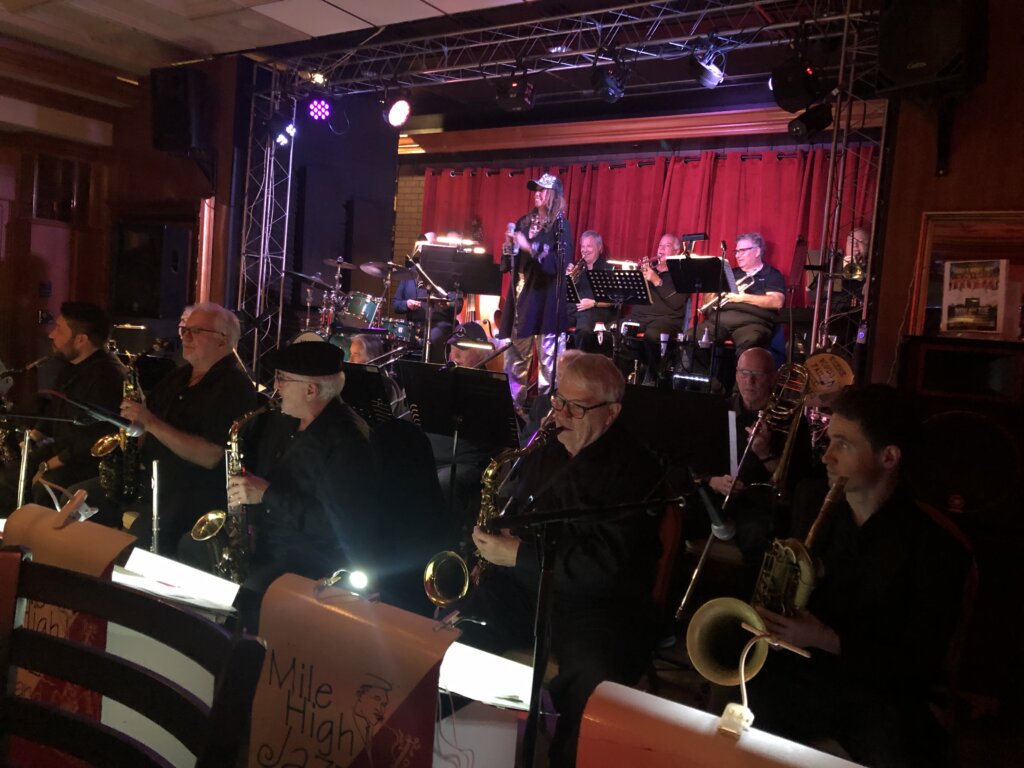 Big jazz band performs