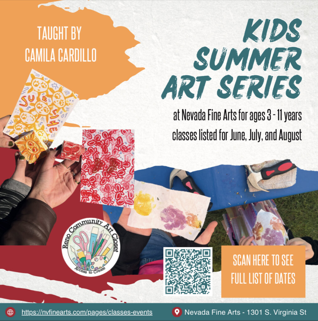 Kids Summer Art Series event poster