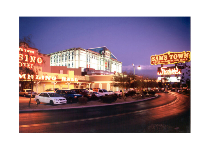 Photo of casino venue at nighttime