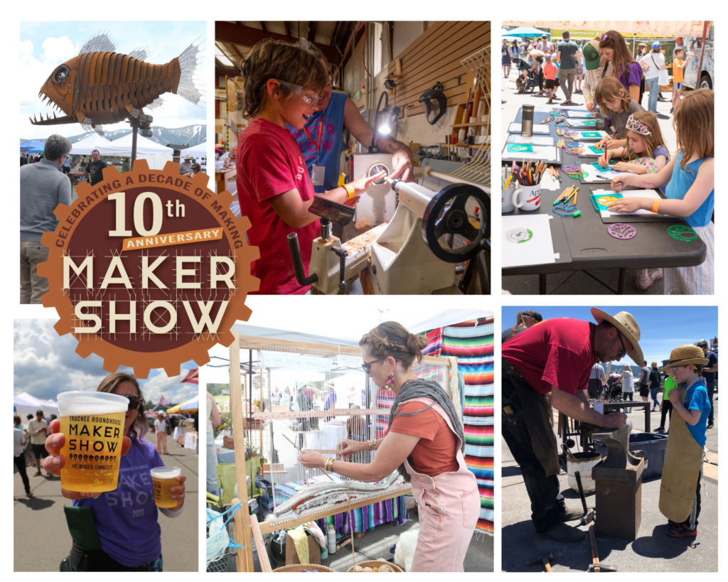 10th Maker show poster featuring 6 photos of participants