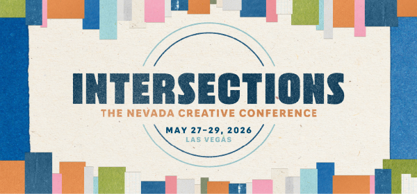 Intersections, the Nevada , -Creative Conference May 2026 Las Vegas borders by colorful rectangular blocks
