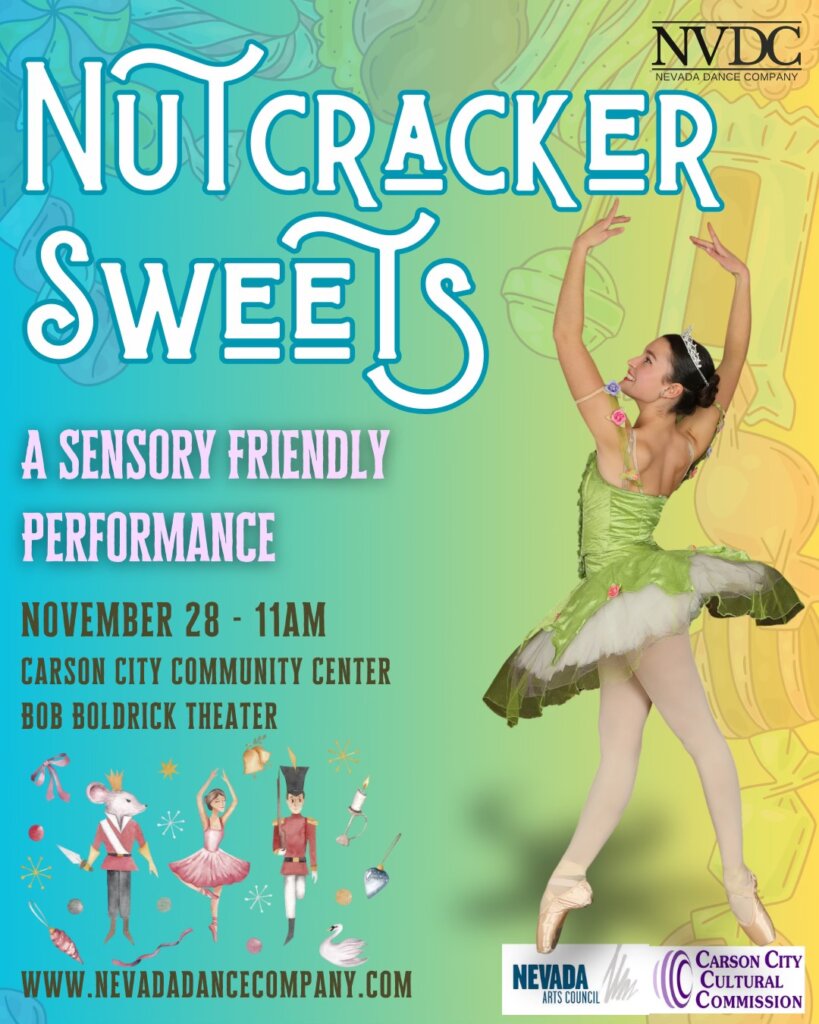 The Nutcracker Sweets - A sensory friendly performances event flyer