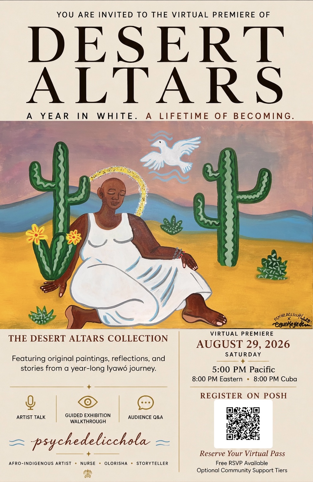 Desert Altars: A Iyawó’s Journey of Softness, Surrender & Spirit.