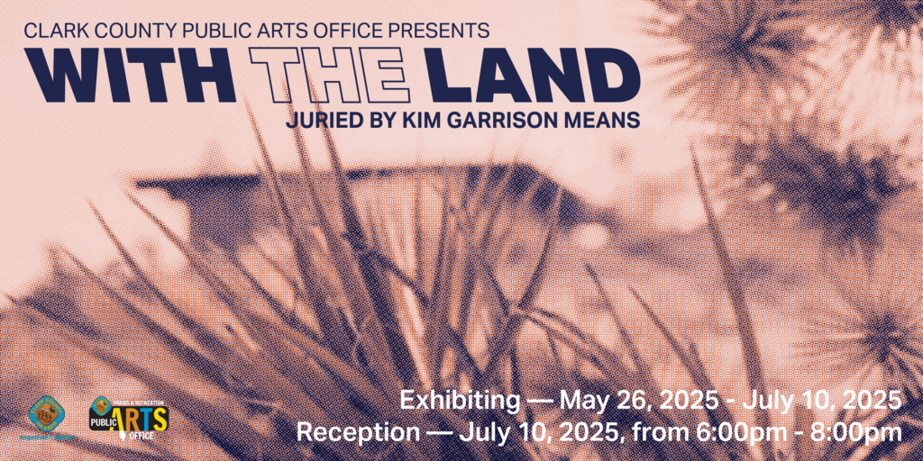 Poster about With the Land exhibit