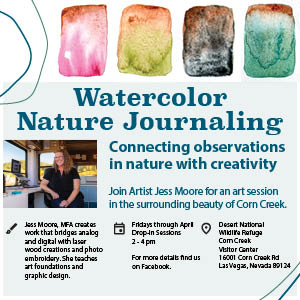 Watercolor Nature Journaling Drop-in Sessions event flyer