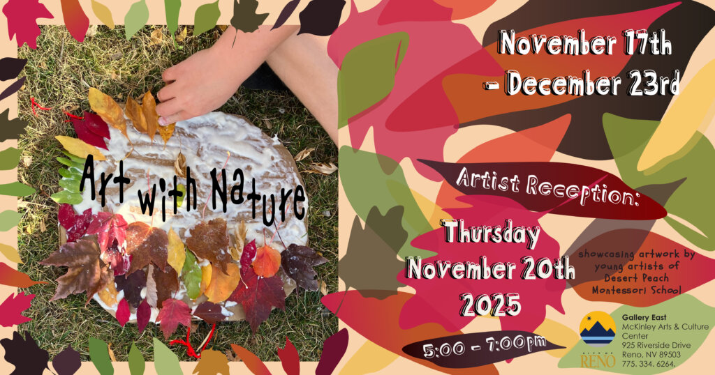 Art With Nature Art event flyer card