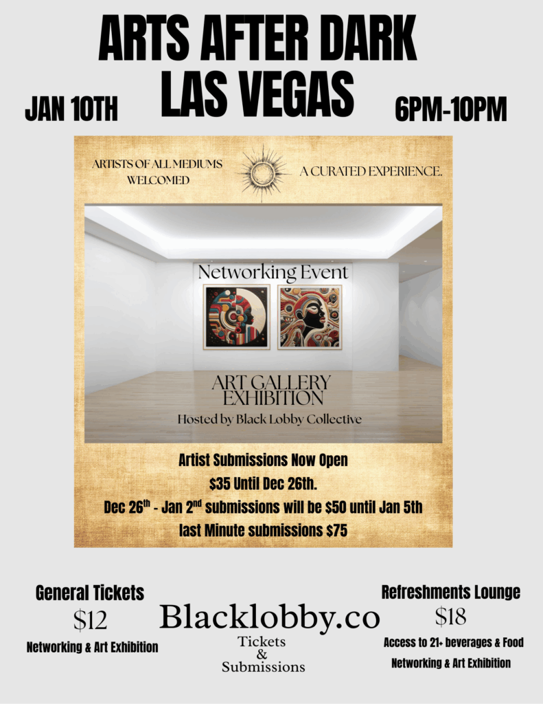 Event flyer Arts After Dark Las Vegas