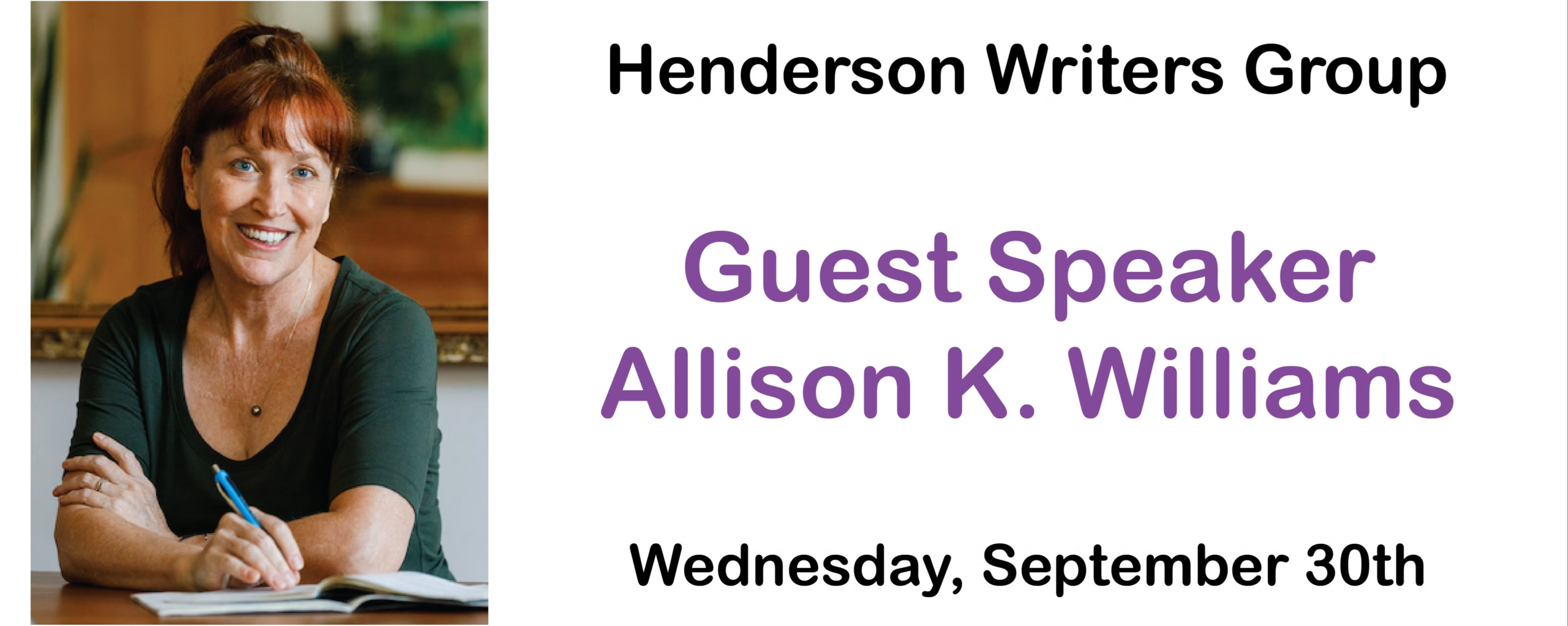 HWG Presents Allison K. Williams – Flash Draft Your Book