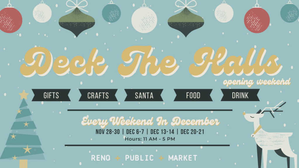 Deck the Halls opening weekend flyer