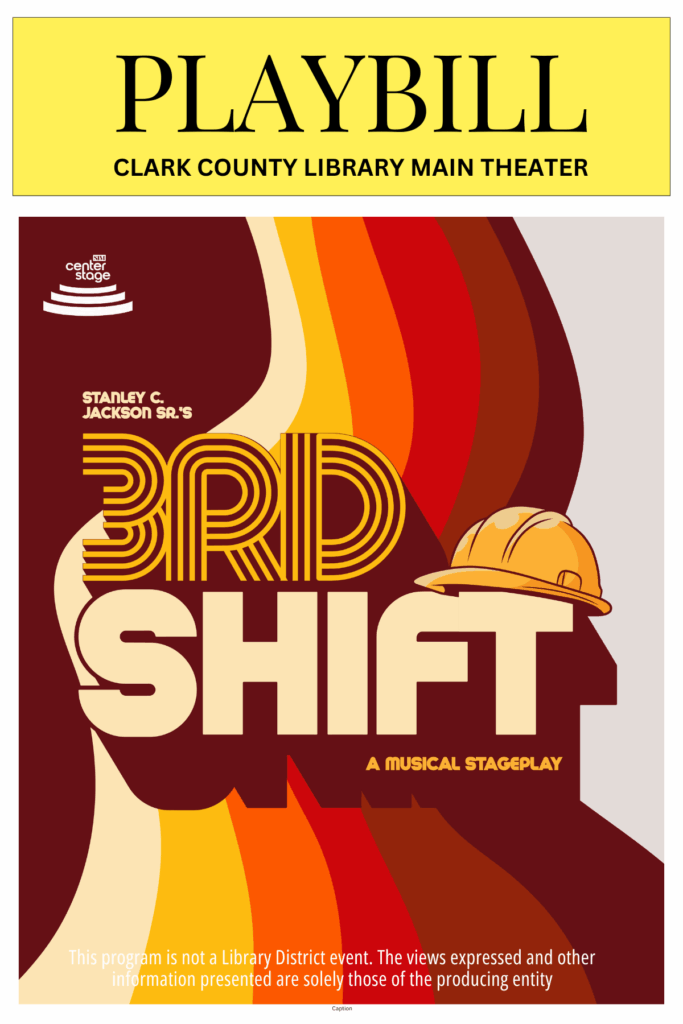 Playbill flyer for 3rd Shift