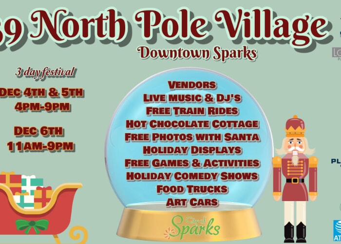 39 North Pole Village event flyer